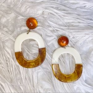 Large dangle earrings